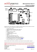 MICRO ROBOTICS 5922 Instructions Manual preview