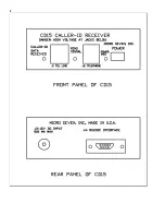 Preview for 8 page of Micro Seven CD 15 Operator'S Manual