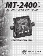 micro-trak MT-2400 LR Reference Manual preview