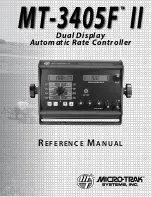 Preview for 1 page of micro-trak MT-3405F II Reference Manual