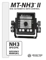 Preview for 1 page of micro-trak MT-NH3 II Reference Manual