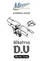 Microaces Albatros D.V Assembly Manual предпросмотр