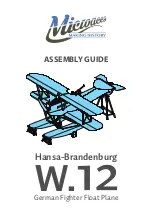 Предварительный просмотр 1 страницы Microaces W.12 Assembly Manual