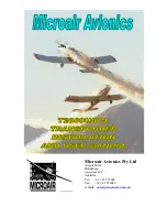 MicroAir Avionics T2000UAV-L Installation And User Manual preview