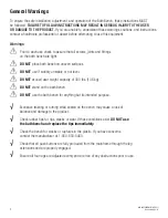 Preview for 2 page of Microban MEDLINE MDS89745KDMB User Instructions And Warranty