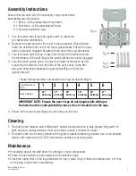 Preview for 3 page of Microban MEDLINE MDS89745KDMB User Instructions And Warranty