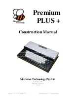 Preview for 1 page of MICROBEE Premium Plus + Construction Manual