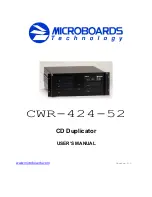 MicroBoards Technology CWR-424-52 User Manual preview