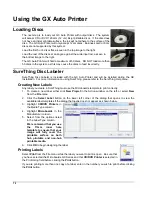 Preview for 12 page of MicroBoards Technology GX Auto Printer User Manual