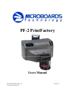 Preview for 1 page of MicroBoards Technology PF-2 PrintFactory User Manual