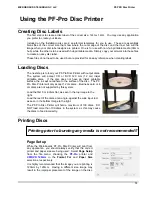 Preview for 13 page of MicroBoards Technology PF-Pro Disc Printer User Manual