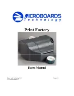 MicroBoards Technology Print Factory User Manual preview