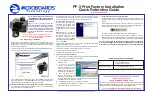 Предварительный просмотр 1 страницы MicroBoards Technology PrintFactory PF-3 Quick Reference Manual