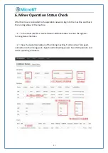 Preview for 22 page of MicroBT WhatsMiner M10S Operation Manual