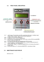 Preview for 8 page of Microcare 12/1000 Manual