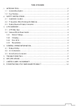 Preview for 2 page of Microcare 600W 12V User Manual