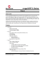 Microchip Technology ATmega3208 Manual preview