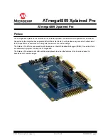 Microchip Technology ATmega4809 Xplained Pro Manual preview