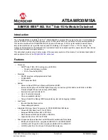 Microchip Technology ATSAMR30M18A Datasheet preview