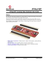 Preview for 1 page of Microchip Technology ATtiny1627 Curiosity Nano Hardware User'S Manual