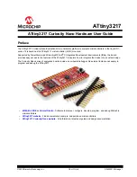 Preview for 1 page of Microchip Technology ATtiny3217 Curiosity Nano Hardware User'S Manual