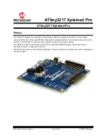 Microchip Technology ATtiny3217 Xplained Pro Manual preview