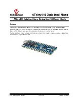 Preview for 1 page of Microchip Technology ATtiny416 Xplained Nano User Manual