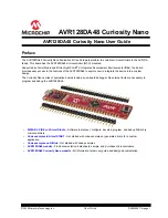 Предварительный просмотр 1 страницы Microchip Technology AVR128DA48 Curiosity Nano User Manual