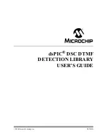 Предварительный просмотр 1 страницы Microchip Technology dsPIC DSC DTMF User Manual