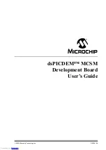 Preview for 1 page of Microchip Technology dsPICDEM MCSM User Manual