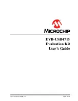 Preview for 1 page of Microchip Technology EVB-USB4715 User Manual