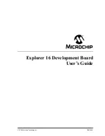 Microchip Technology Explorer 16 User Manual предпросмотр