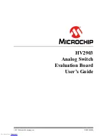 Preview for 1 page of Microchip Technology HV2903 User Manual