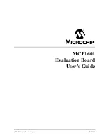 Preview for 1 page of Microchip Technology MCP1601 User Manual