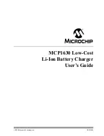 Microchip Technology MCP1630 NiMH User Manual preview