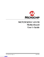 Preview for 1 page of Microchip Technology MCP251XFD CAN FD User Manual