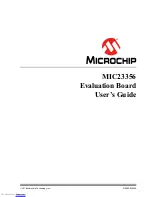 Предварительный просмотр 1 страницы Microchip Technology MIC23356 User Manual