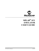 Microchip Technology MPLAB ICE User Manual preview