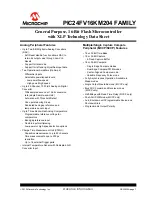 Preview for 1 page of Microchip Technology PIC24FV16KM204 FAMILY Datasheet