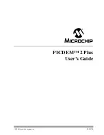 Preview for 1 page of Microchip Technology PICDEM 2 Plus User Manual