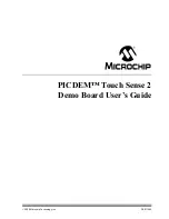 Предварительный просмотр 1 страницы Microchip Technology PICDEM Touch Sense 2 User Manual