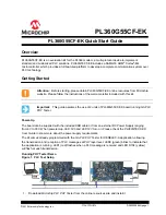 Preview for 1 page of Microchip Technology PL360G55CF-EK Quick Start Manual