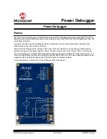Microchip Technology Power Debugger Manual preview