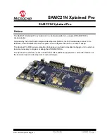 Microchip Technology SAMC21N Xplained Pro Manual preview