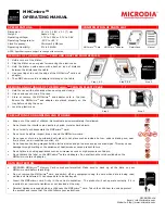 Microdia MMCmicro Operating Manual preview