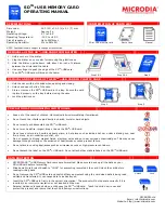 Предварительный просмотр 1 страницы Microdia SD+USB Operating Manual