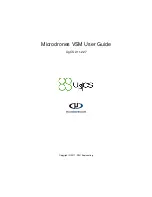 Preview for 1 page of Microdrones VSM UgCS 2.11.227 User Manual