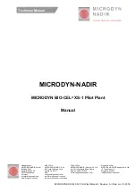 Предварительный просмотр 1 страницы Microdyn Nadir MICRODYN BIO-CEL XS-1 Manual