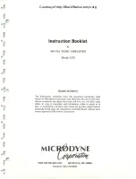 Preview for 138 page of Microdyne 1100-AR Series Instruction Manual