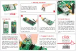 Preview for 1 page of MicroElektronika GSM click Manual